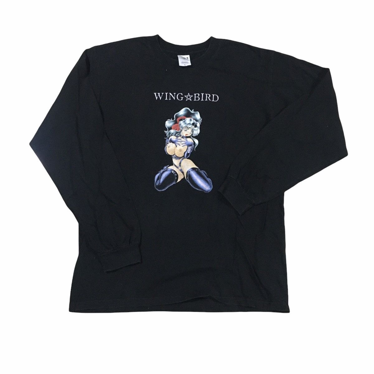 Wing Bird anime hentai la blue girl long sleeve Tee