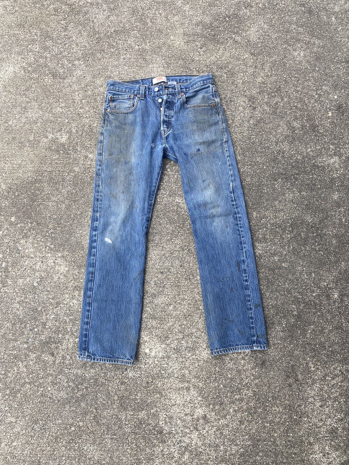 Vintage Levi's Mud Washed Dirty 501 | Grailed