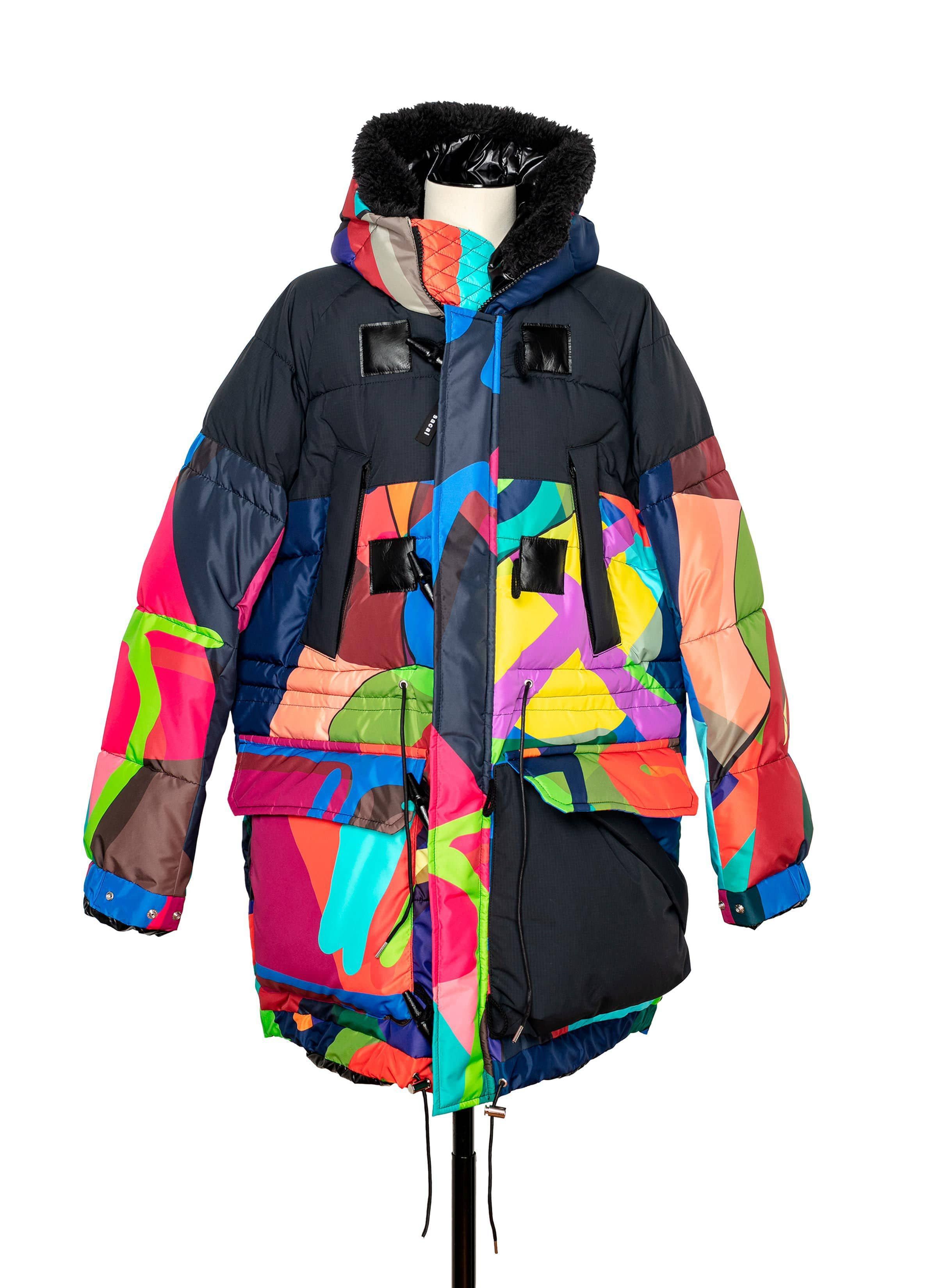 Kaws × Sacai SACAI x KAWS Padded Jacket | Grailed