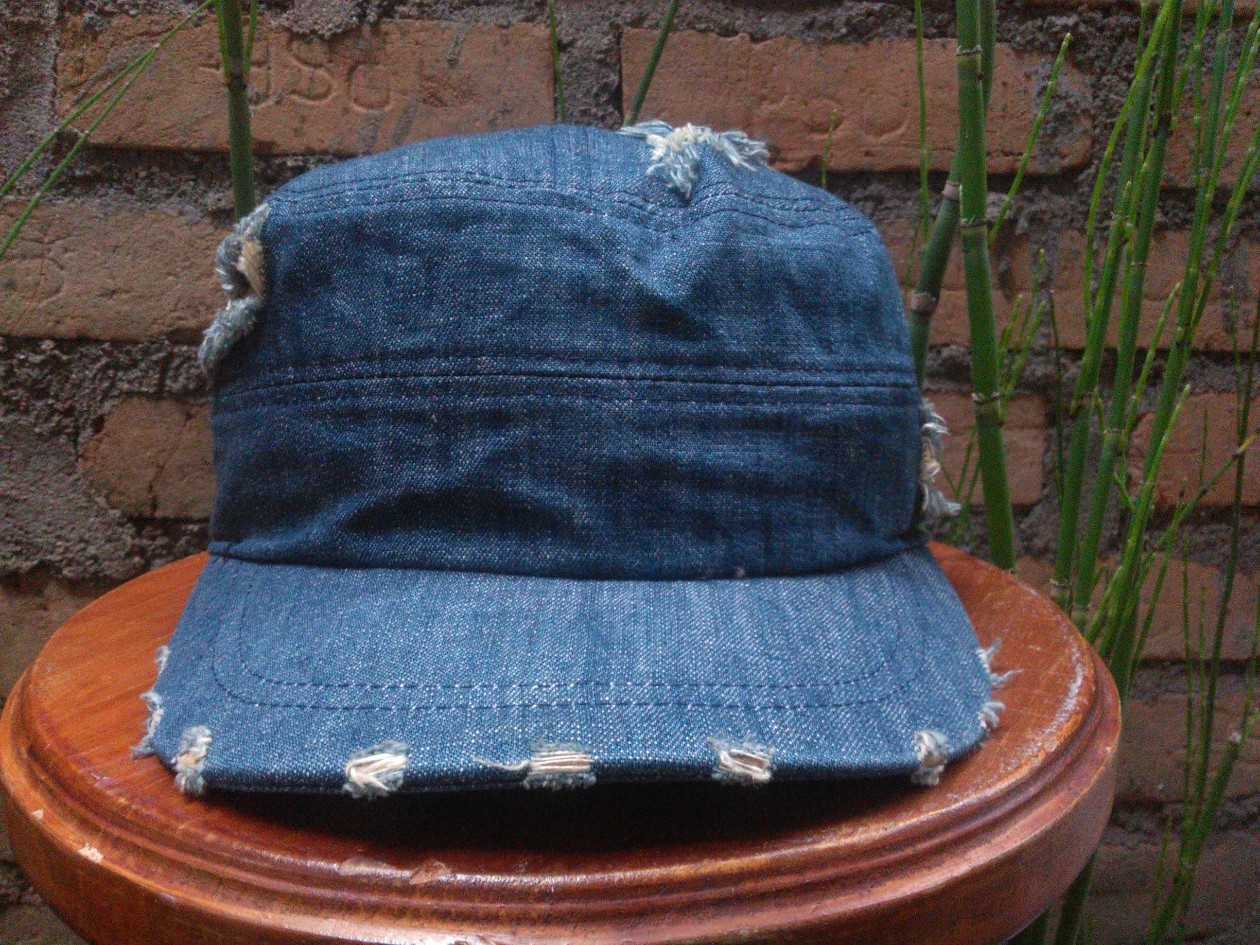 Other Distressed Denim Hats Caps Size ONE SIZE - 1 Thumbnail