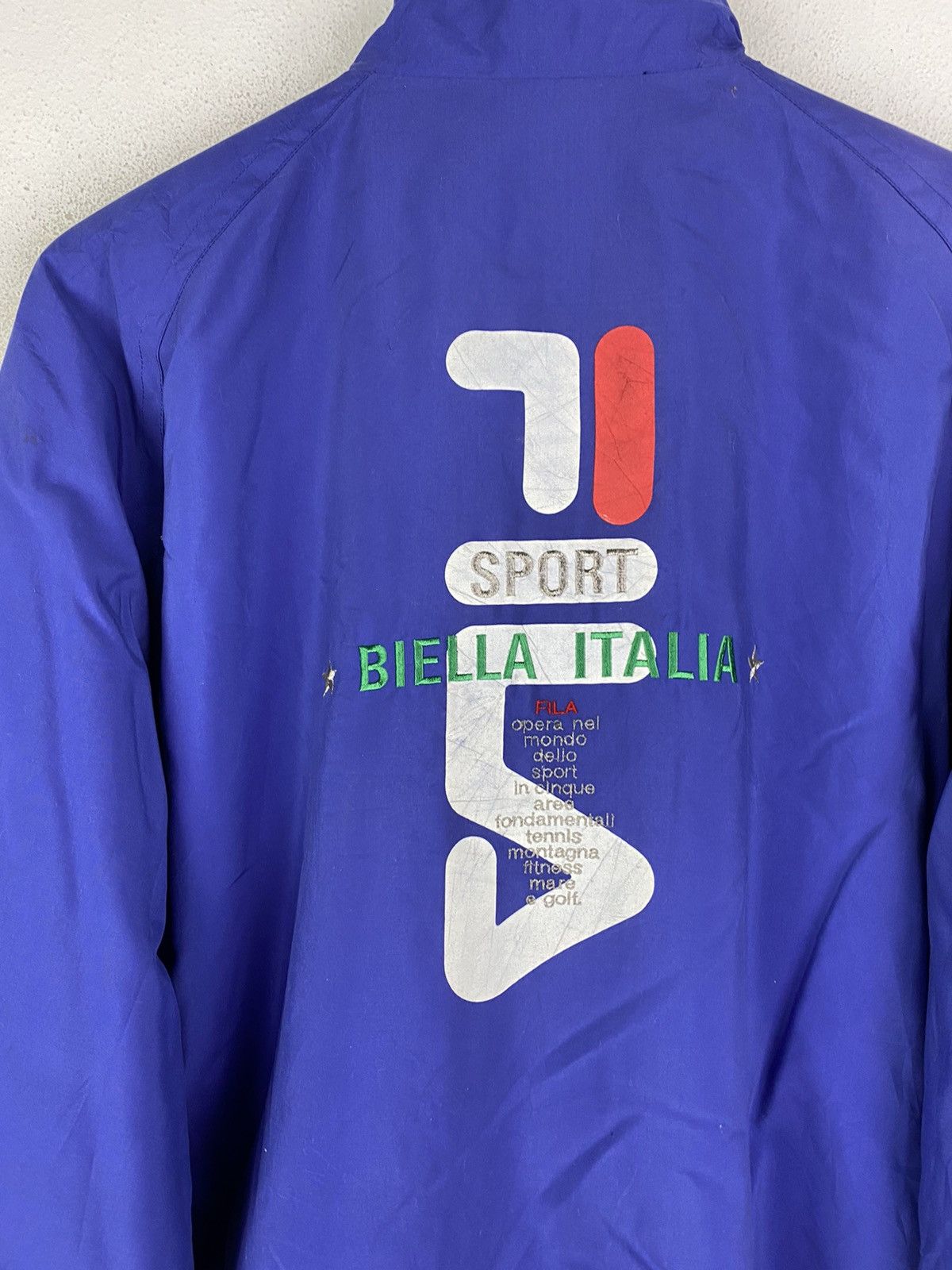 Fila Vintage FILA Sport Biella Italia Windbreaker Jacket Classic Size US L / EU 52-54 / 3 - 5 Thumbnail