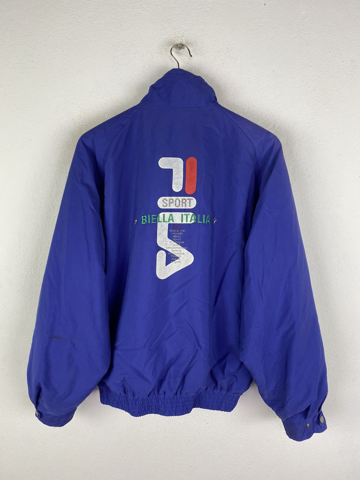 Fila Vintage FILA Sport Biella Italia Windbreaker Jacket Classic Size US L / EU 52-54 / 3 - 1 Thumbnail
