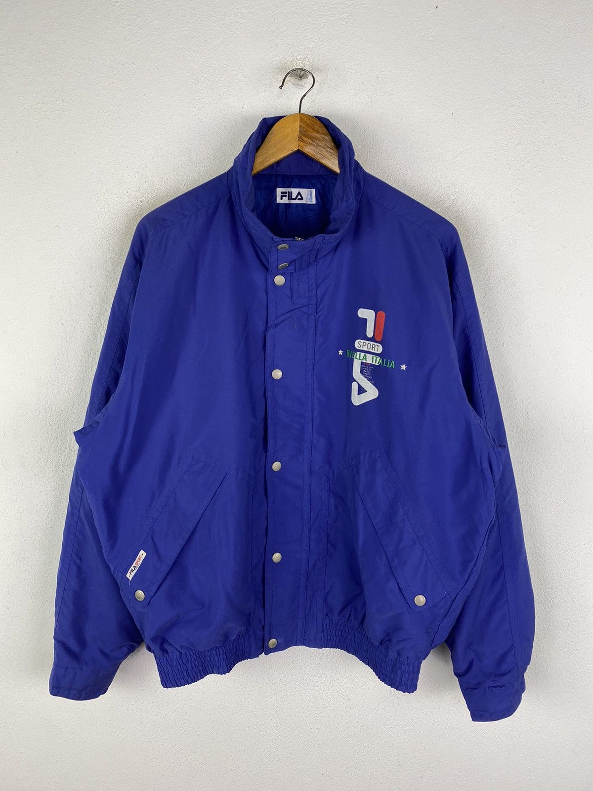Fila Vintage FILA Sport Biella Italia Windbreaker Jacket Classic Size US L / EU 52-54 / 3 - 2 Thumbnail