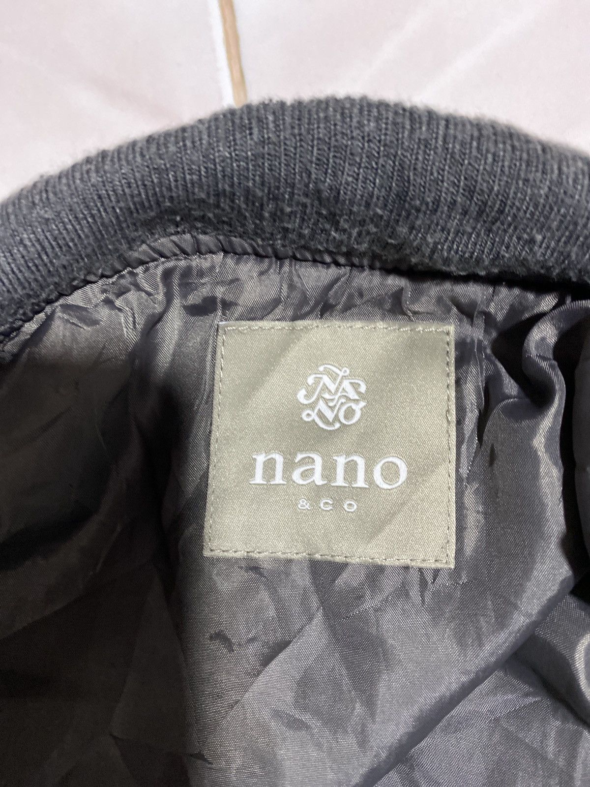 NANO universe NANO UNIVERSE BOMBER JACKET STYLE Size US M / EU 48-50 / 2 - 6 Thumbnail