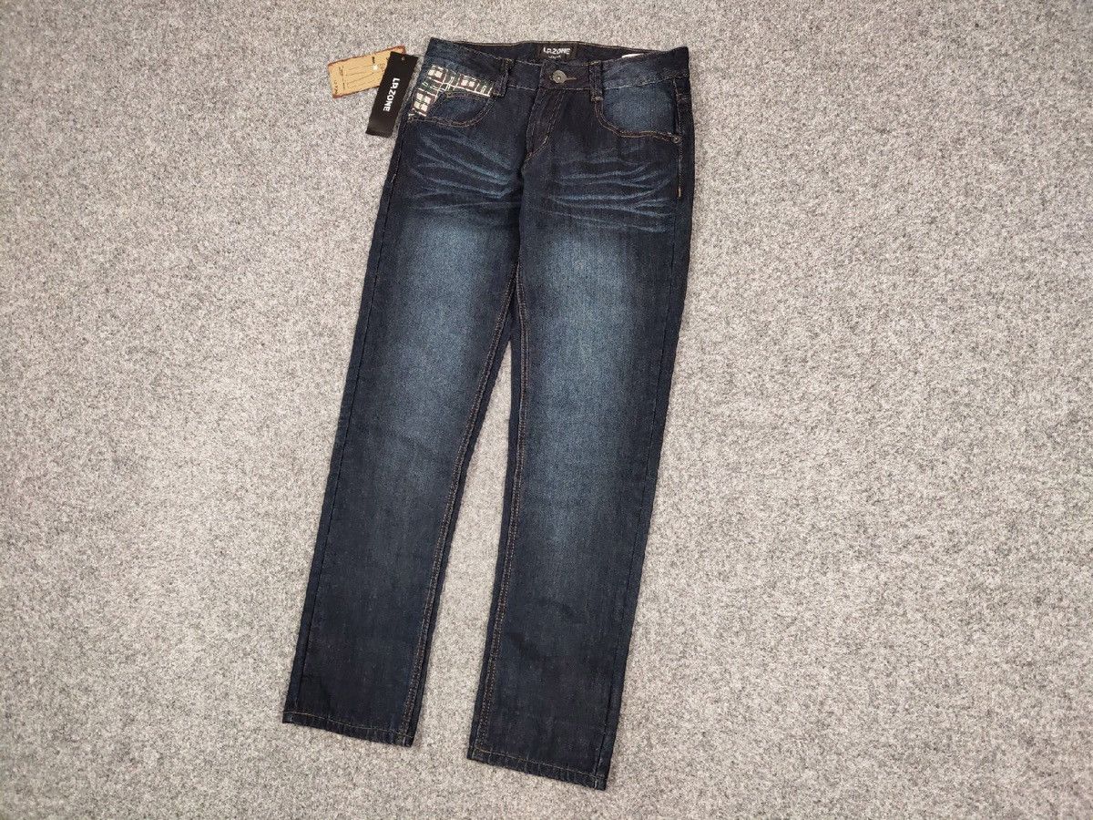 Japanese Brand NWT Vintage L.P.Zone Faded Denim Jeans Japan Selvage Style Size US 30 / EU 46 - 3 Thumbnail