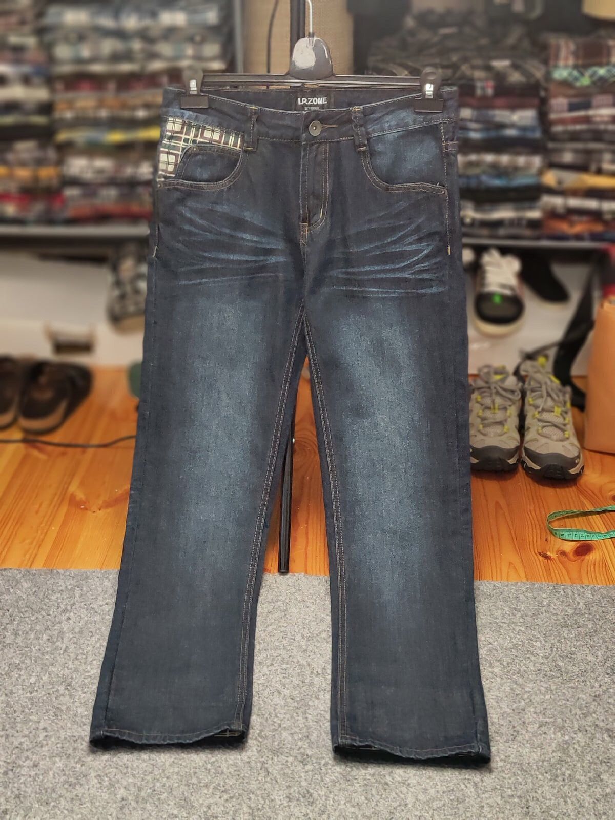 Japanese Brand NWT Vintage L.P.Zone Faded Denim Jeans Japan Selvage Style Size US 30 / EU 46 - 20 Thumbnail