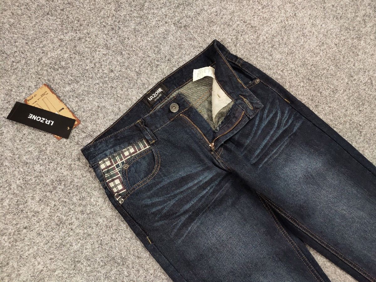 Japanese Brand NWT Vintage L.P.Zone Faded Denim Jeans Japan Selvage Style Size US 30 / EU 46 - 12 Thumbnail
