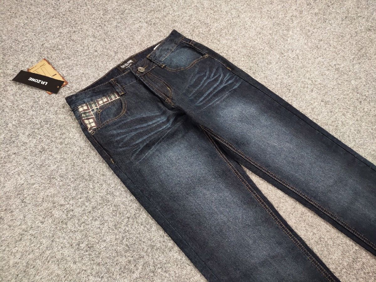 Japanese Brand NWT Vintage L.P.Zone Faded Denim Jeans Japan Selvage Style Size US 30 / EU 46 - 9 Thumbnail