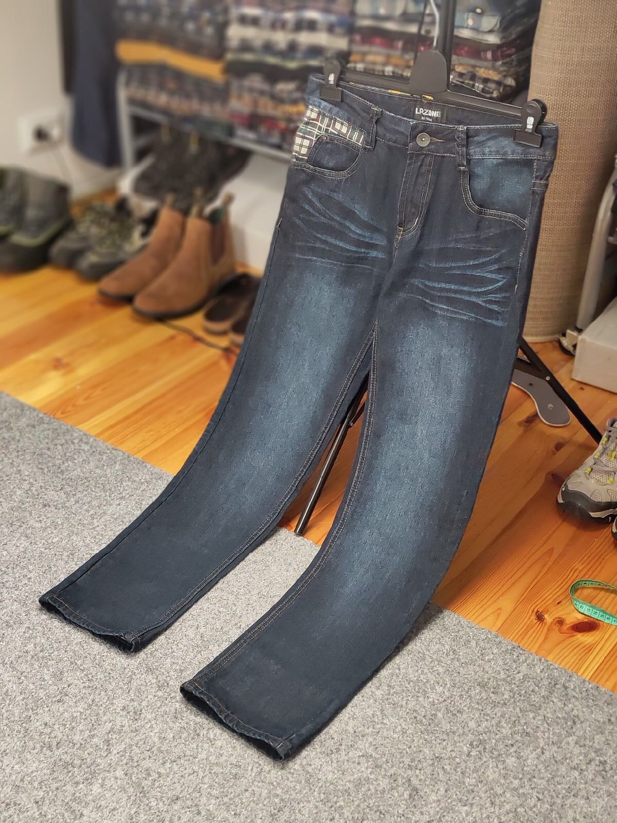 Japanese Brand NWT Vintage L.P.Zone Faded Denim Jeans Japan Selvage Style Size US 30 / EU 46 - 21 Thumbnail