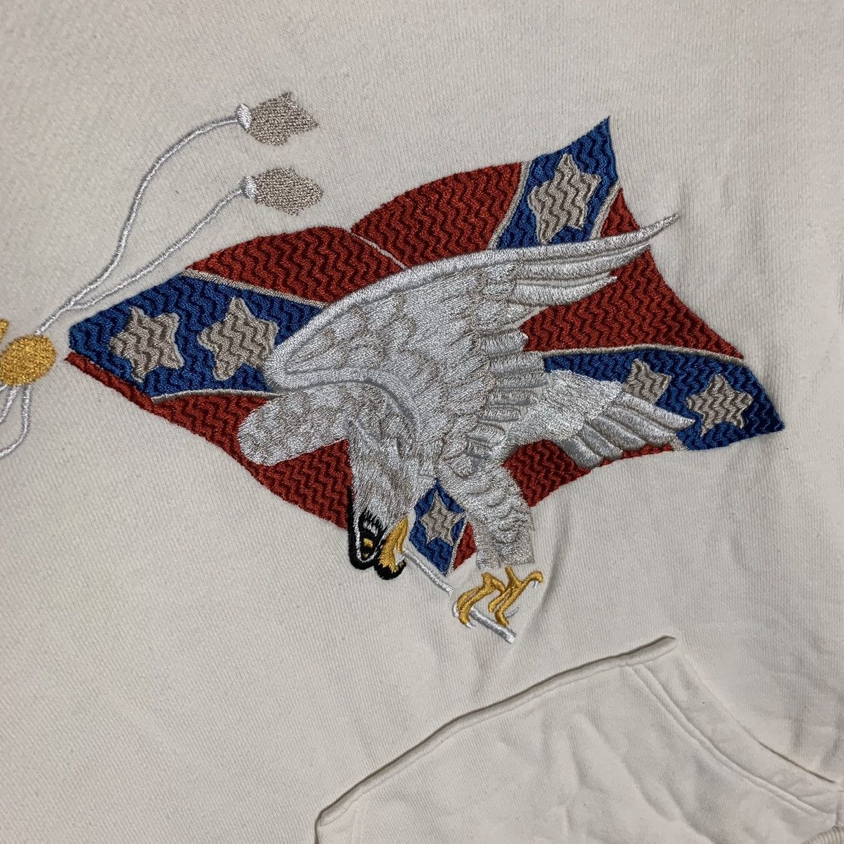Japanese Brand Hoodie sweatshirt machine embroidered eagle nice design Size US S / EU 44-46 / 1 - 4 Thumbnail