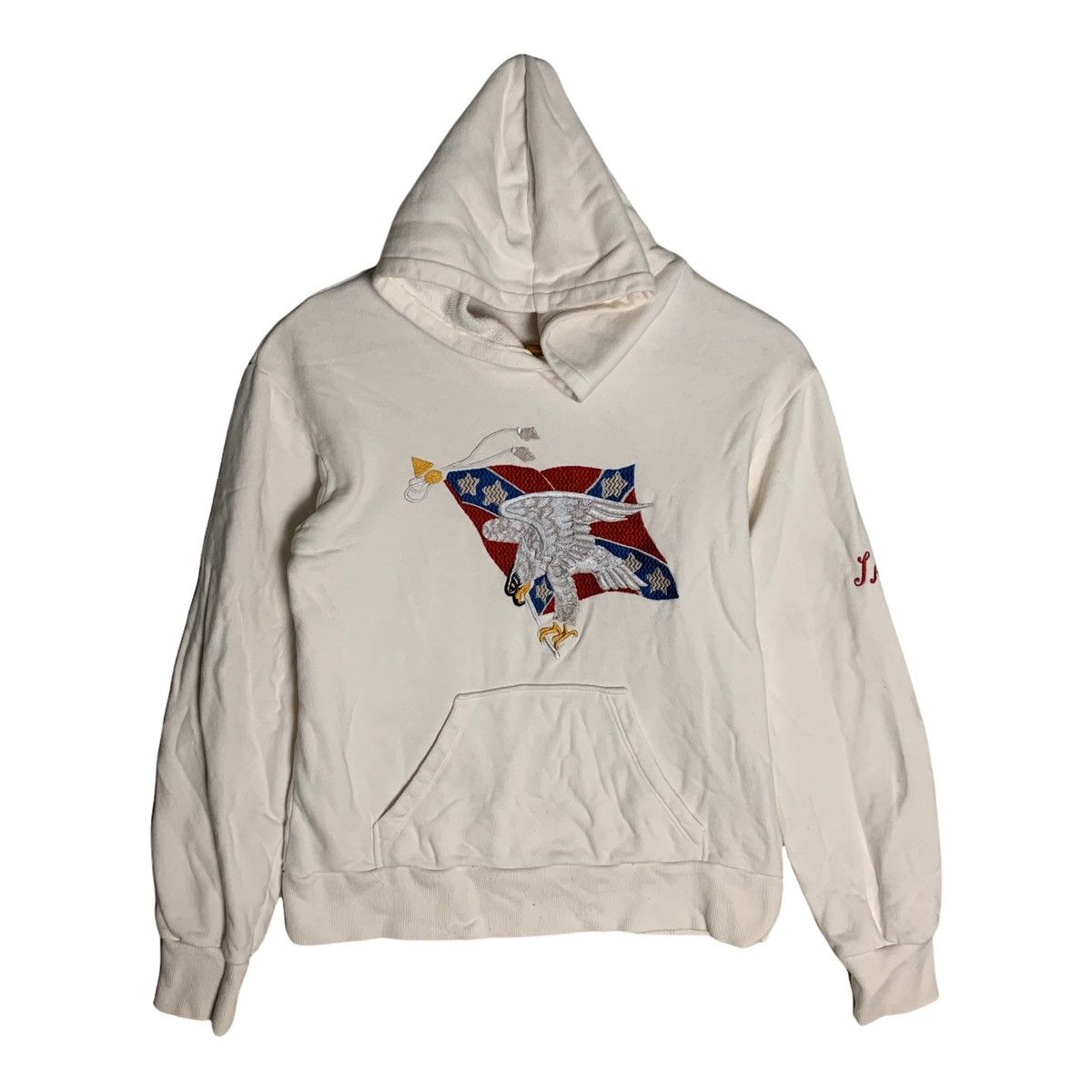 Japanese Brand Hoodie sweatshirt machine embroidered eagle nice design Size US S / EU 44-46 / 1 - 1 Thumbnail