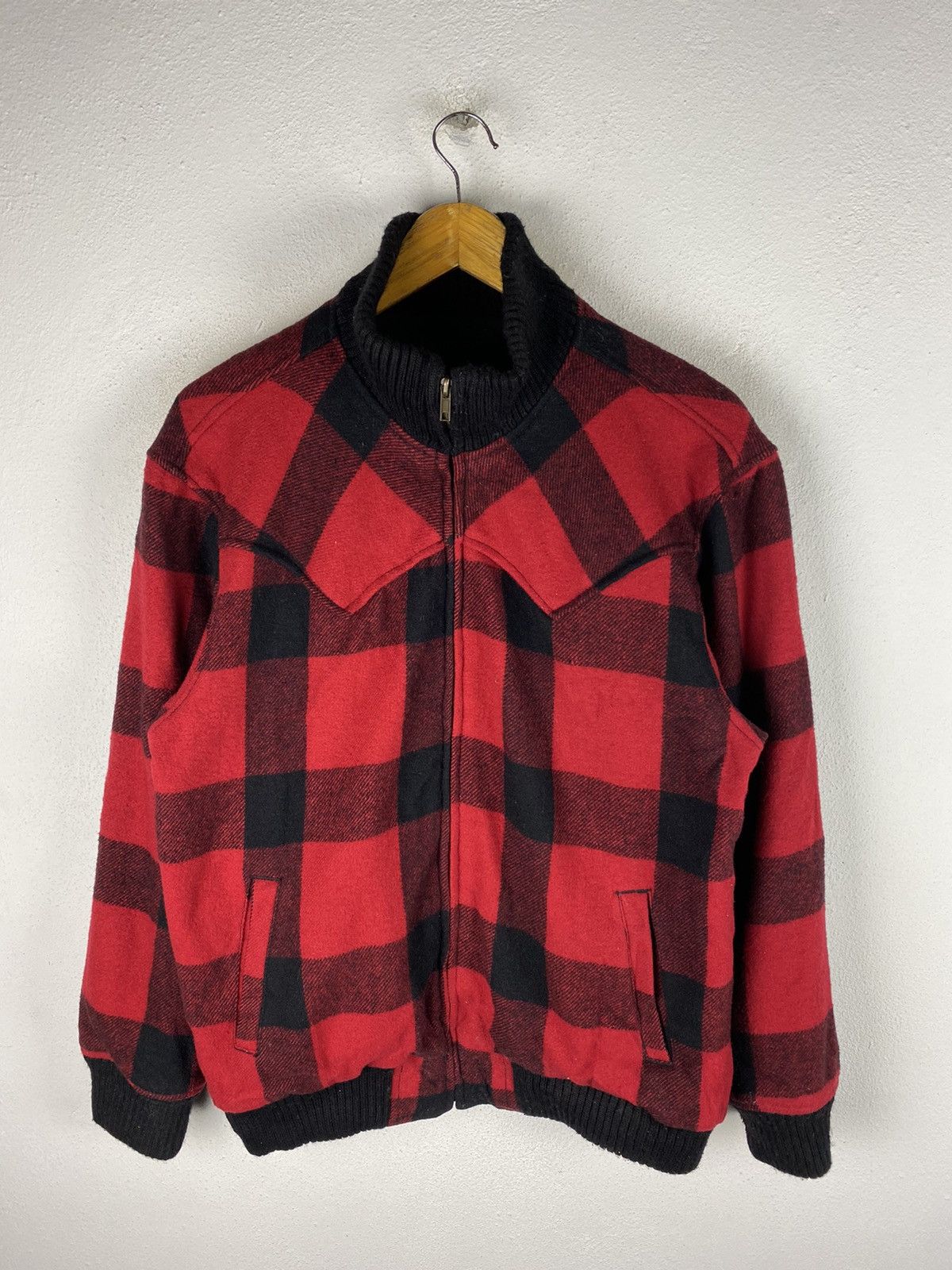 WOOLRICH VINTAGE STYLE JACKET TARTAN DESIGN