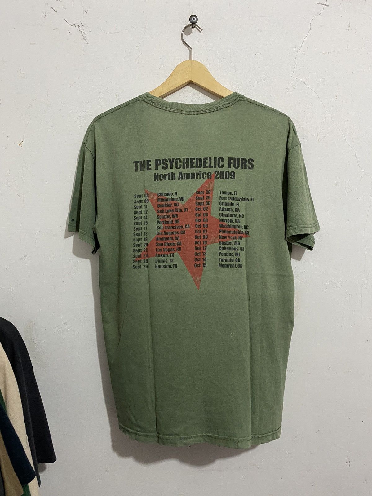 Band Tees Vintage The Psychedelic Furs Tour 2009 Size US M / EU 48-50 / 2 - 2 Thumbnail