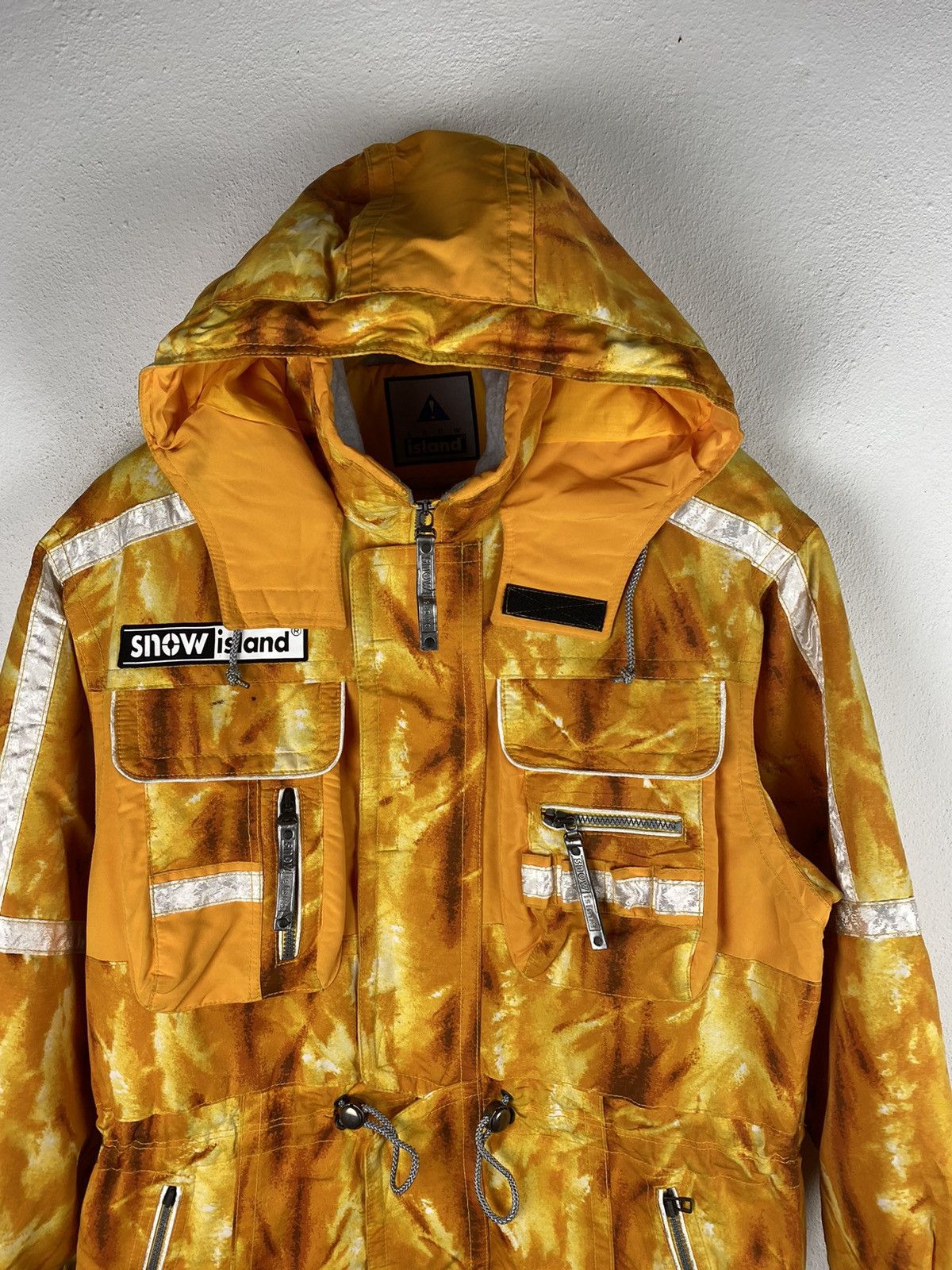 Japanese Brand SNOW ISLAND SKI JACKET NICE DESIGN Size US L / EU 52-54 / 3 - 5 Thumbnail