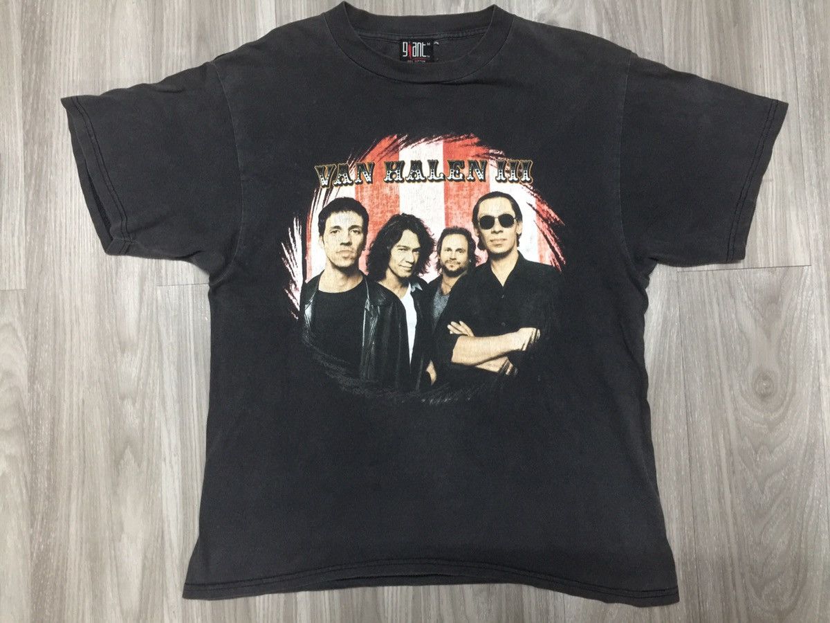 Band Tees Vintage Van Halen American Rock Band Tour T-shirt GIANT Tag Size US M / EU 48-50 / 2 - 1 Thumbnail