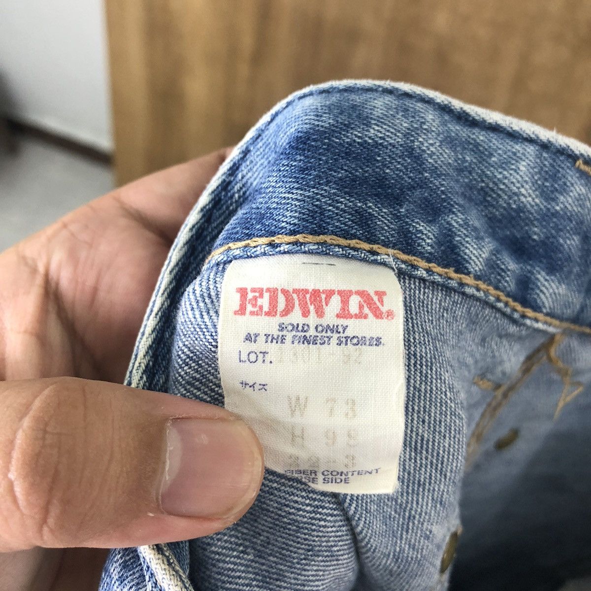 Edwin VINTAGE EDWIN FADED BLUE DENIM Jean PANTS # 001 Size US 28 / EU 44 - 11 Thumbnail