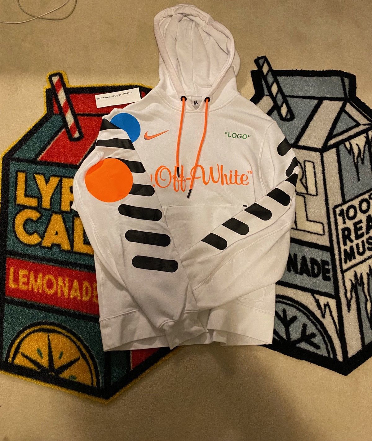 nike x off white mercurial hoodie