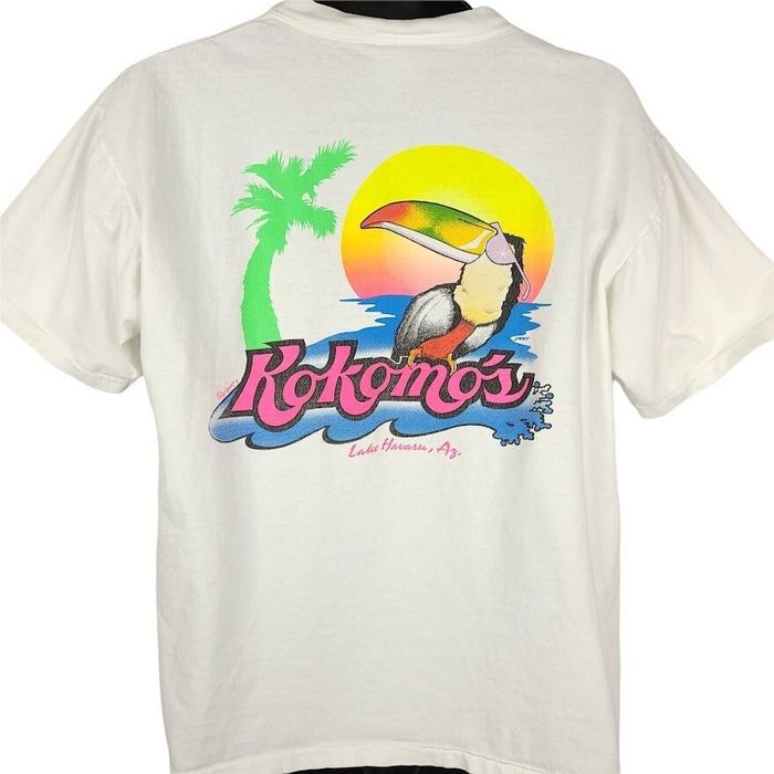 Vintage Kokomos T Shirt Vintage 80s Lake Havasu Arizona Club Toucan ...