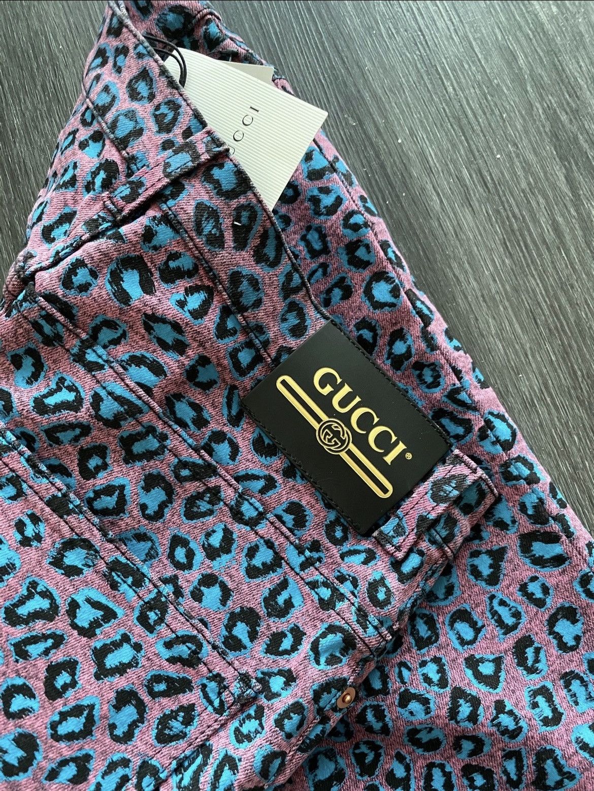Gucci $1,700 Value Runway Rare Limited Leopard Skinny Denim Jeans Size US 31 - 4 Thumbnail