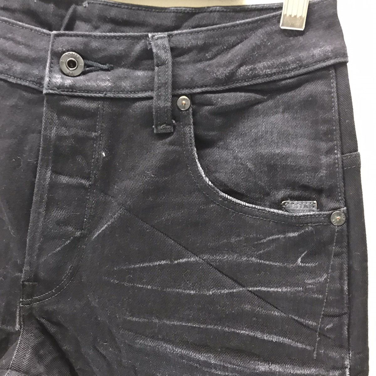 G-Star G Star Raw ARC 3D Slim Black Jeans Size US 28 / EU 44 - 5 Thumbnail