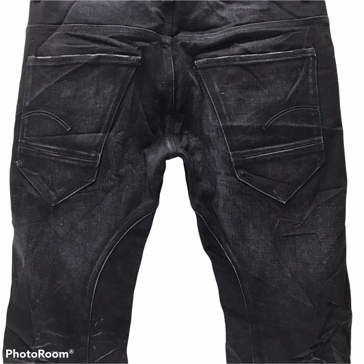 G-Star G Star Raw ARC 3D Slim Black Jeans Size US 28 / EU 44 - 10 Thumbnail
