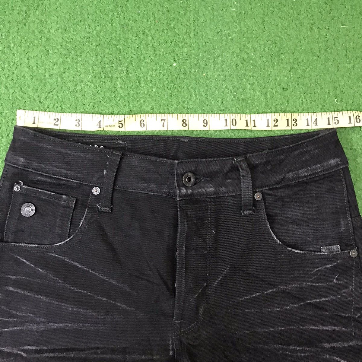G-Star G Star Raw ARC 3D Slim Black Jeans Size US 28 / EU 44 - 13 Thumbnail