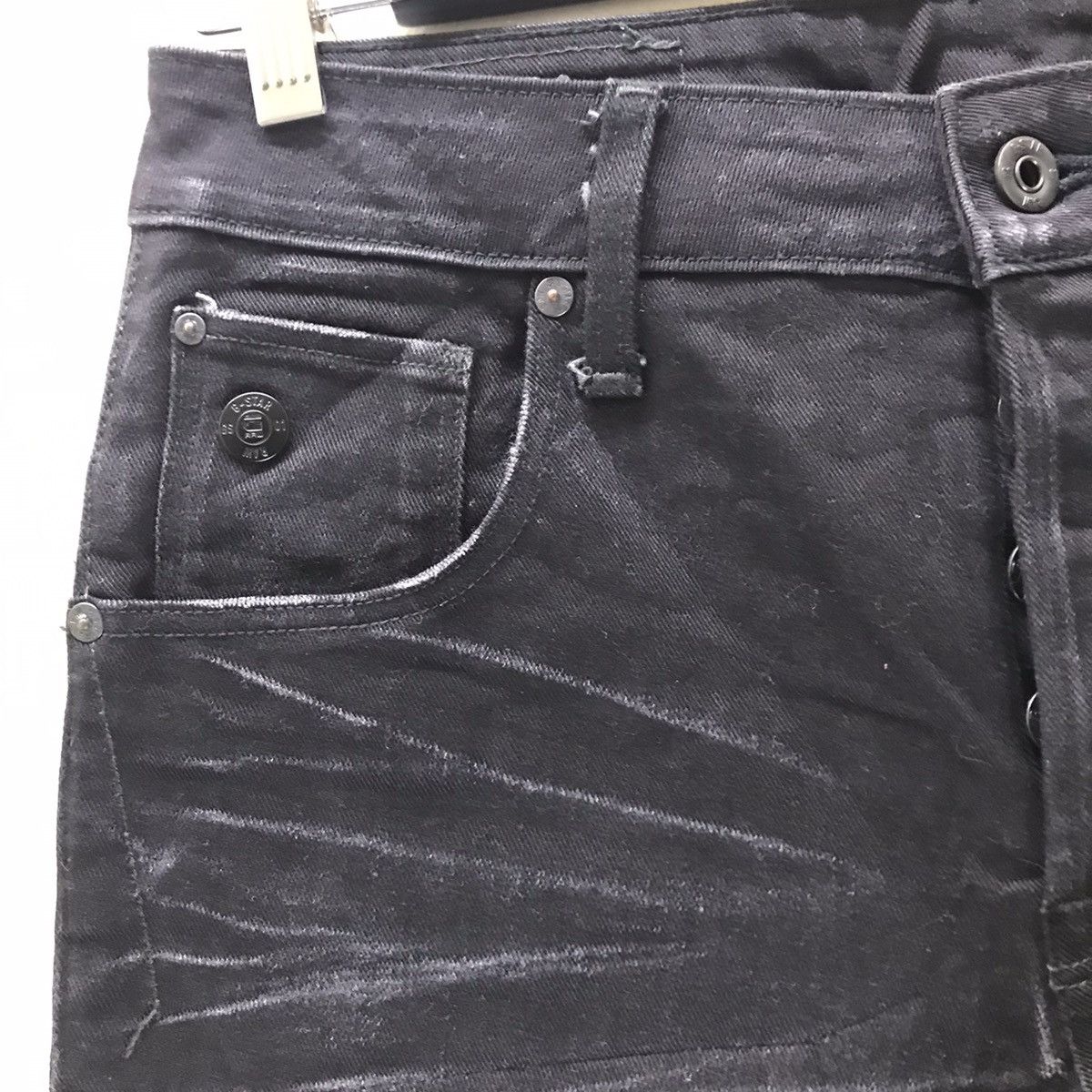 G-Star G Star Raw ARC 3D Slim Black Jeans Size US 28 / EU 44 - 4 Thumbnail