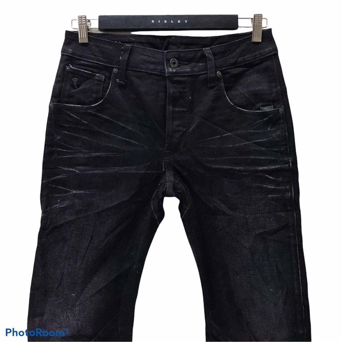 G-Star G Star Raw ARC 3D Slim Black Jeans Size US 28 / EU 44 - 3 Thumbnail