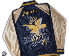 Sukajan Jacket Musashi Embroidered Varsity Streetwear Bomber jacket Japan  Style