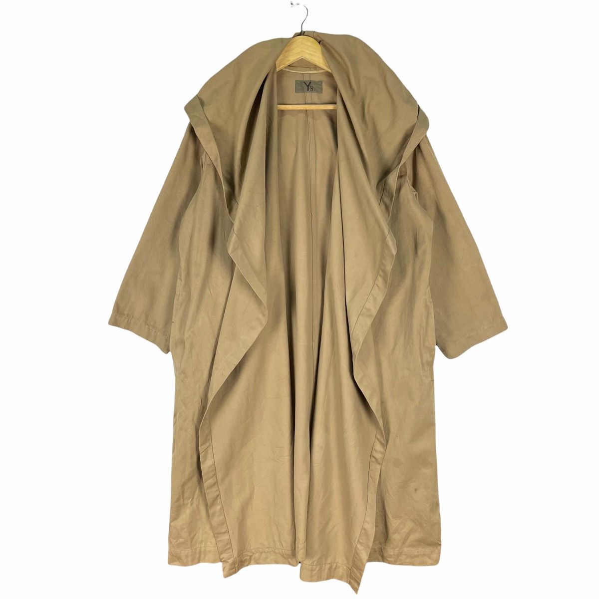Yohji Yamamoto 🌟80s YOHJI YAMAMOTO Overcoat Hoodie Spiral Collar Jacket Size US M / EU 48-50 / 2 - 1 Thumbnail