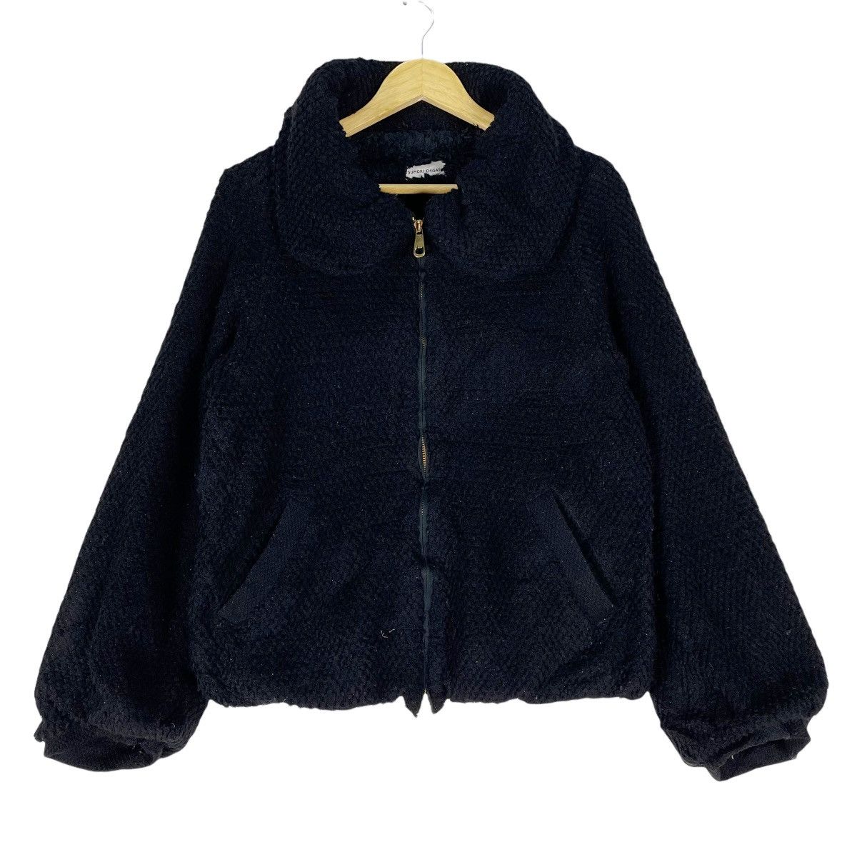 Issey Miyake × Tsumori Chisato 🌟TSUMORI CHISATO Faux Furry Zipper Jacket Size M / US 6-8 / IT 42-44 - 2 Thumbnail