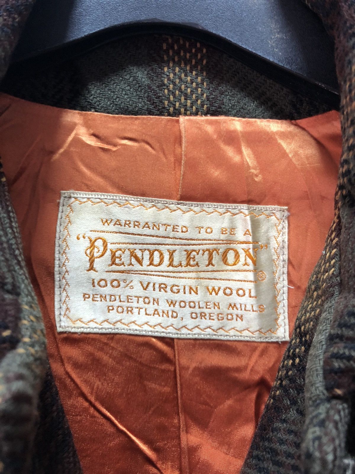 Pendleton Vintage PENDLETON Jacket Virgin Wool USA Made Plaid Size US M / EU 48-50 / 2 - 2 Thumbnail
