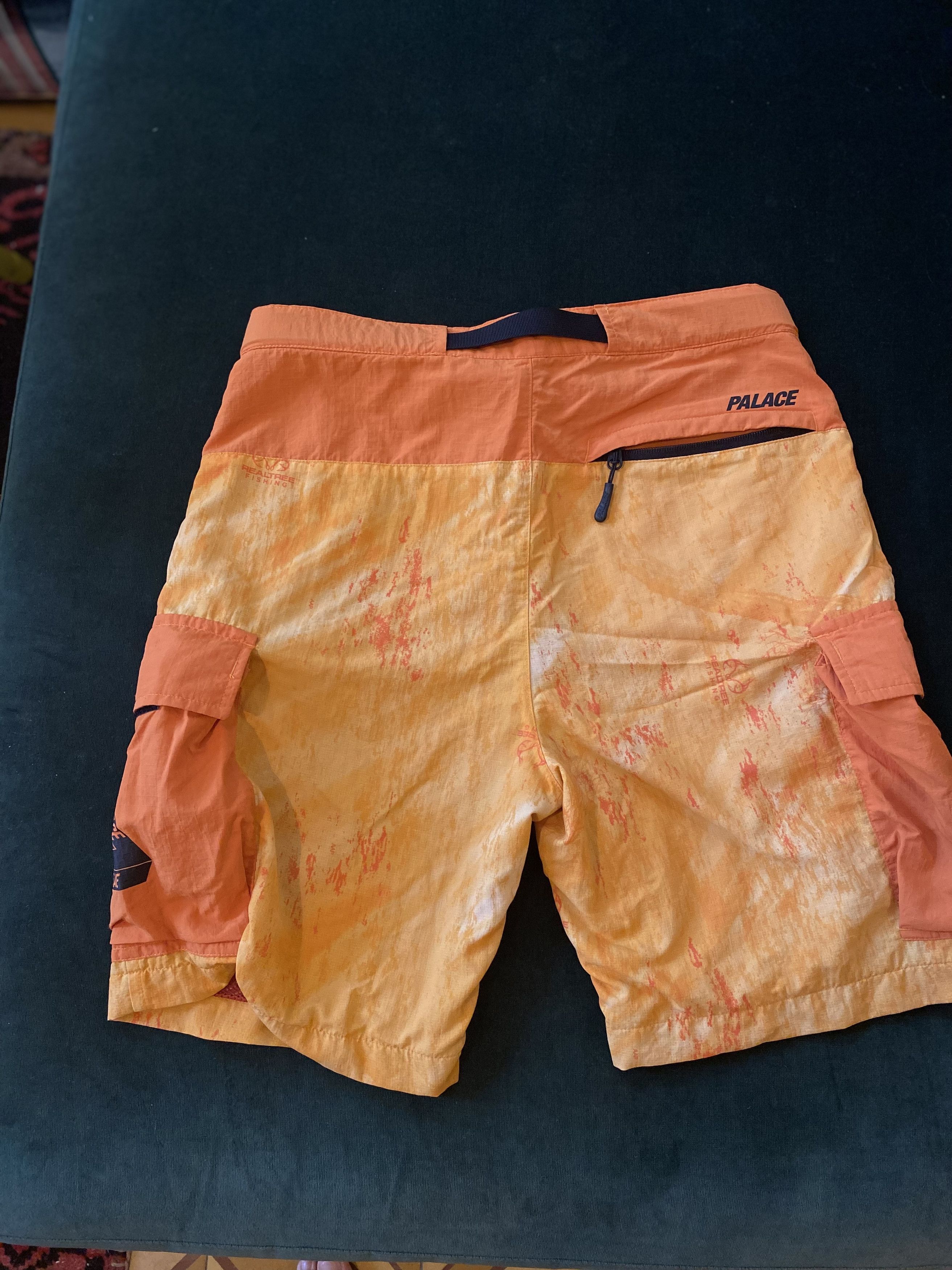 Palace Shell Shorts Orange