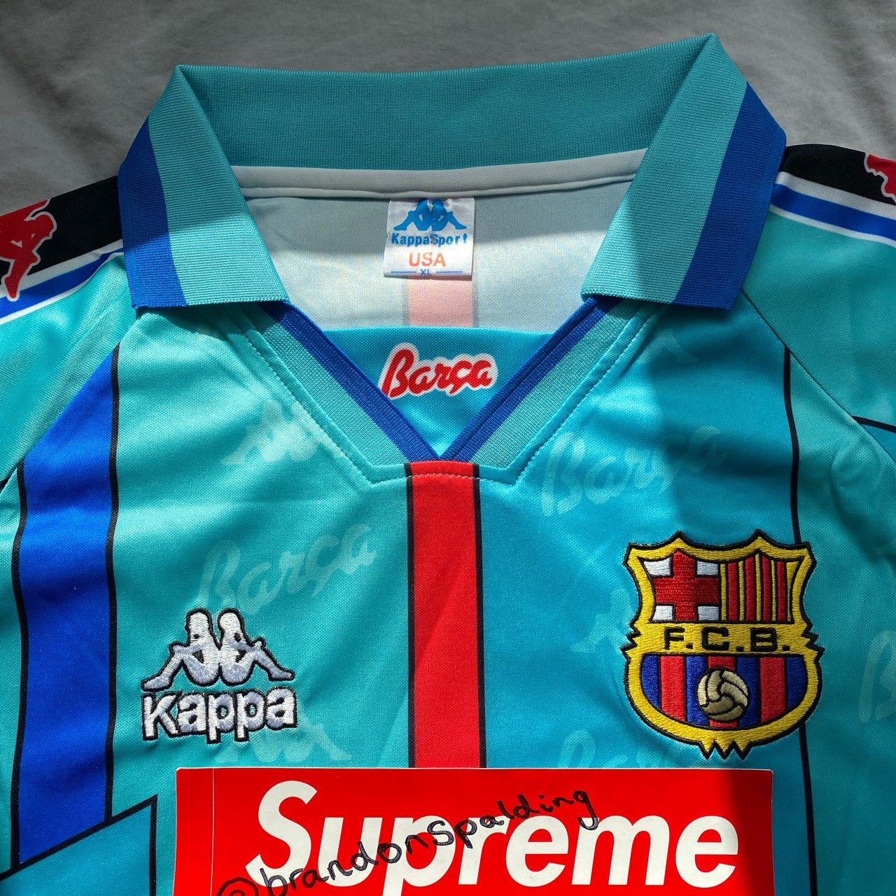 F.C. Barcelona × Kappa Barcelona retro jersey | Grailed F.C. Barcelona × Kappa Barcelona retro jersey | Grailed