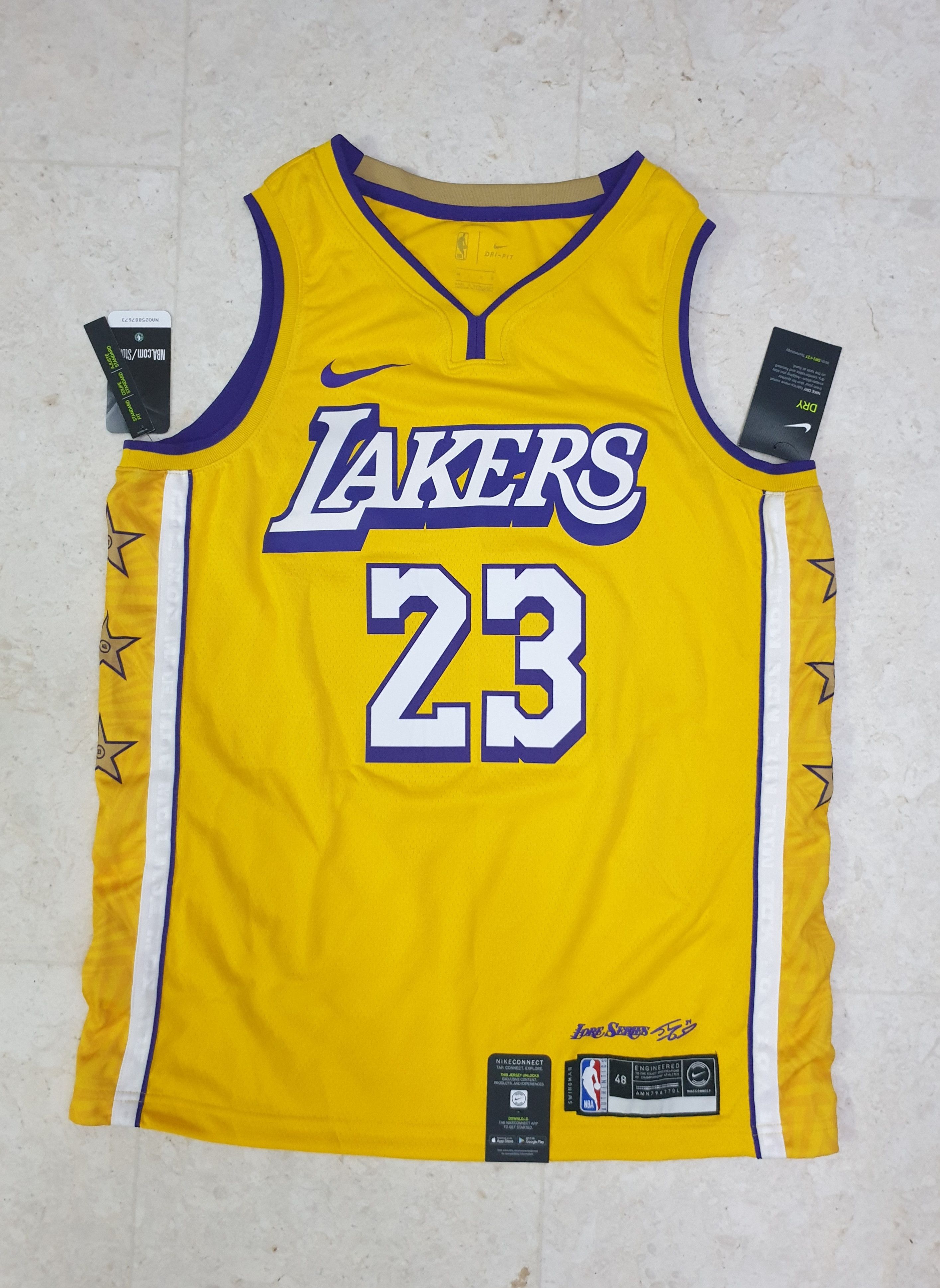Nike BNWT Authentic Lakers 2019/20 City Edition Swingman Jersey