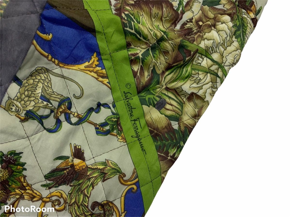 Salvatore Ferragamo 🔥SALVATORE FERRAGAMO FULLPRINTS QUILTED JACKETS Size US XS / EU 42 / 0 - 3 Thumbnail