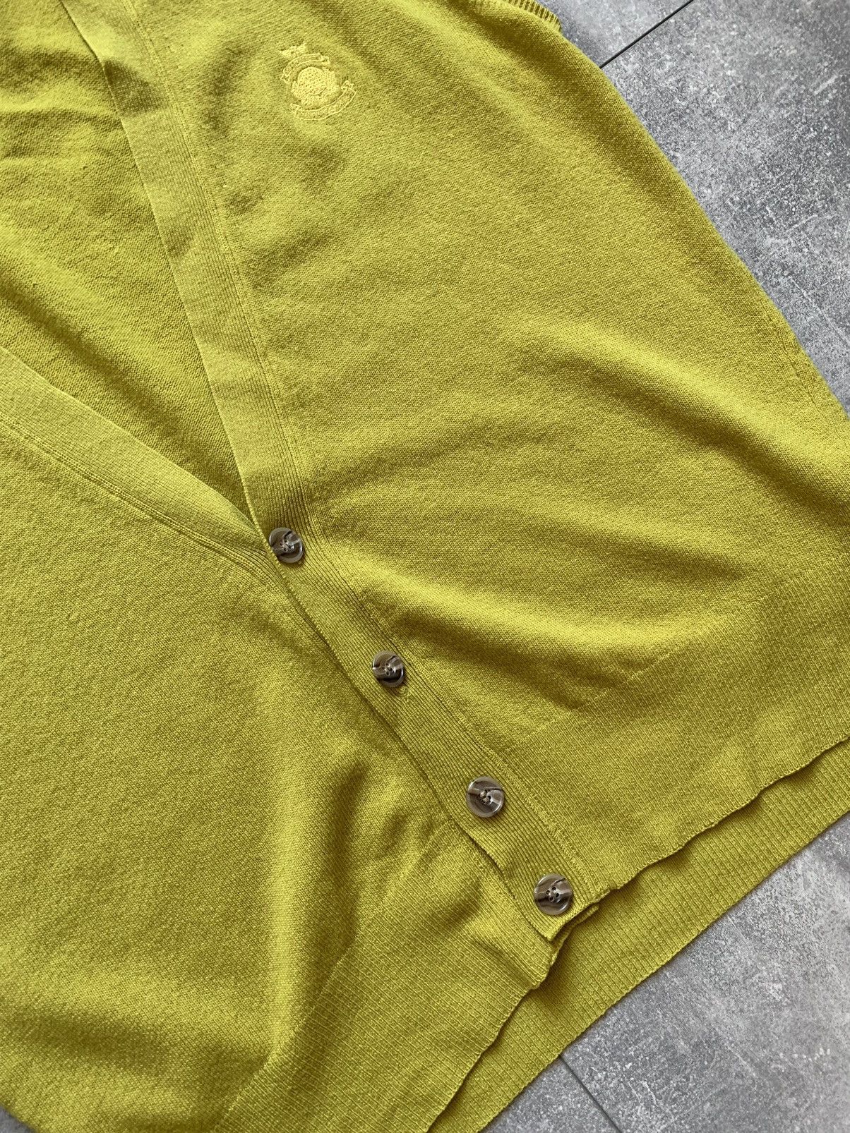 Emporio Armani × Vintage 80s rare emperio armani wool lime vest Size US XL / EU 56 / 4 - 12 Thumbnail