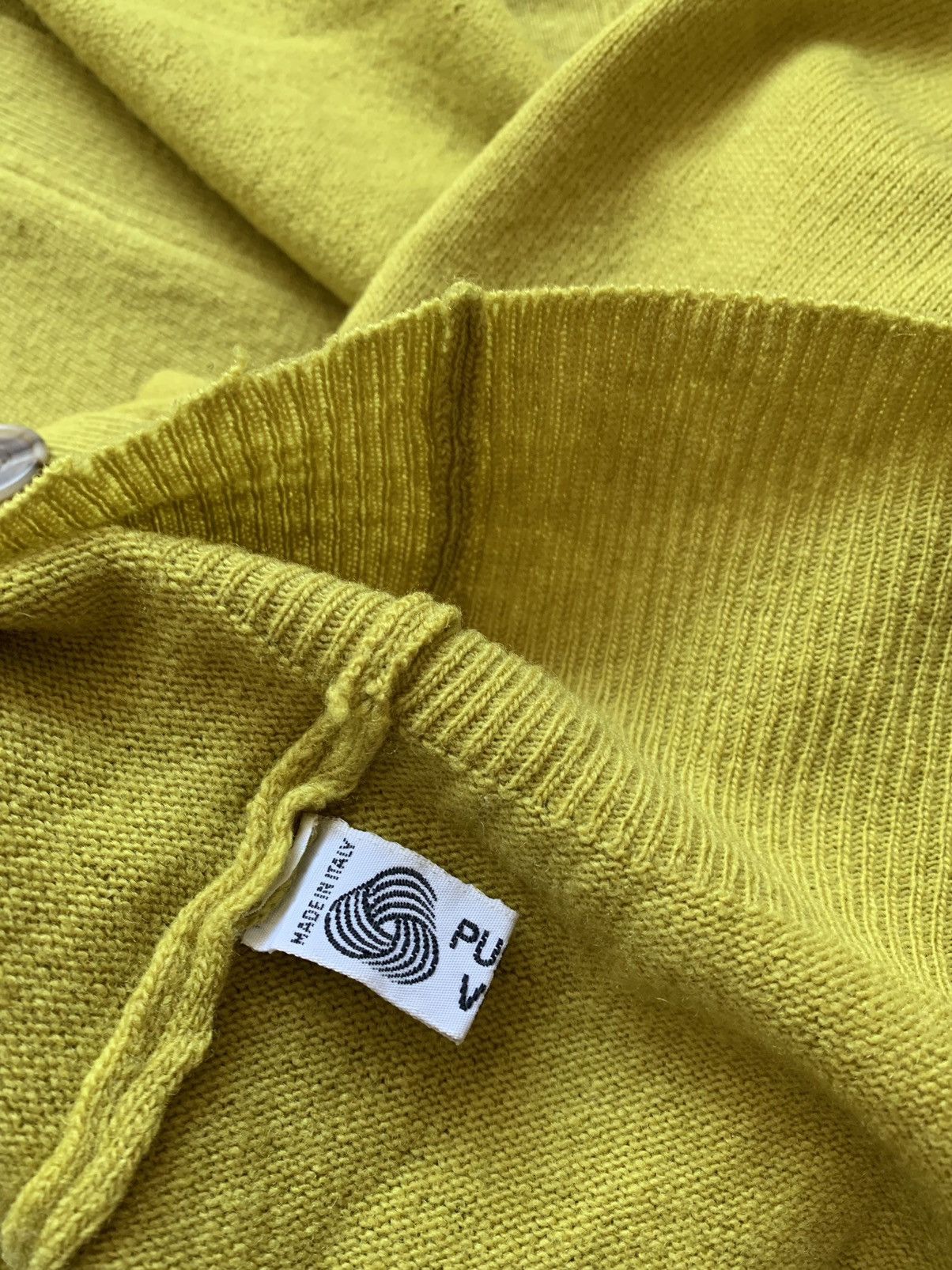 Emporio Armani × Vintage 80s rare emperio armani wool lime vest Size US XL / EU 56 / 4 - 13 Thumbnail