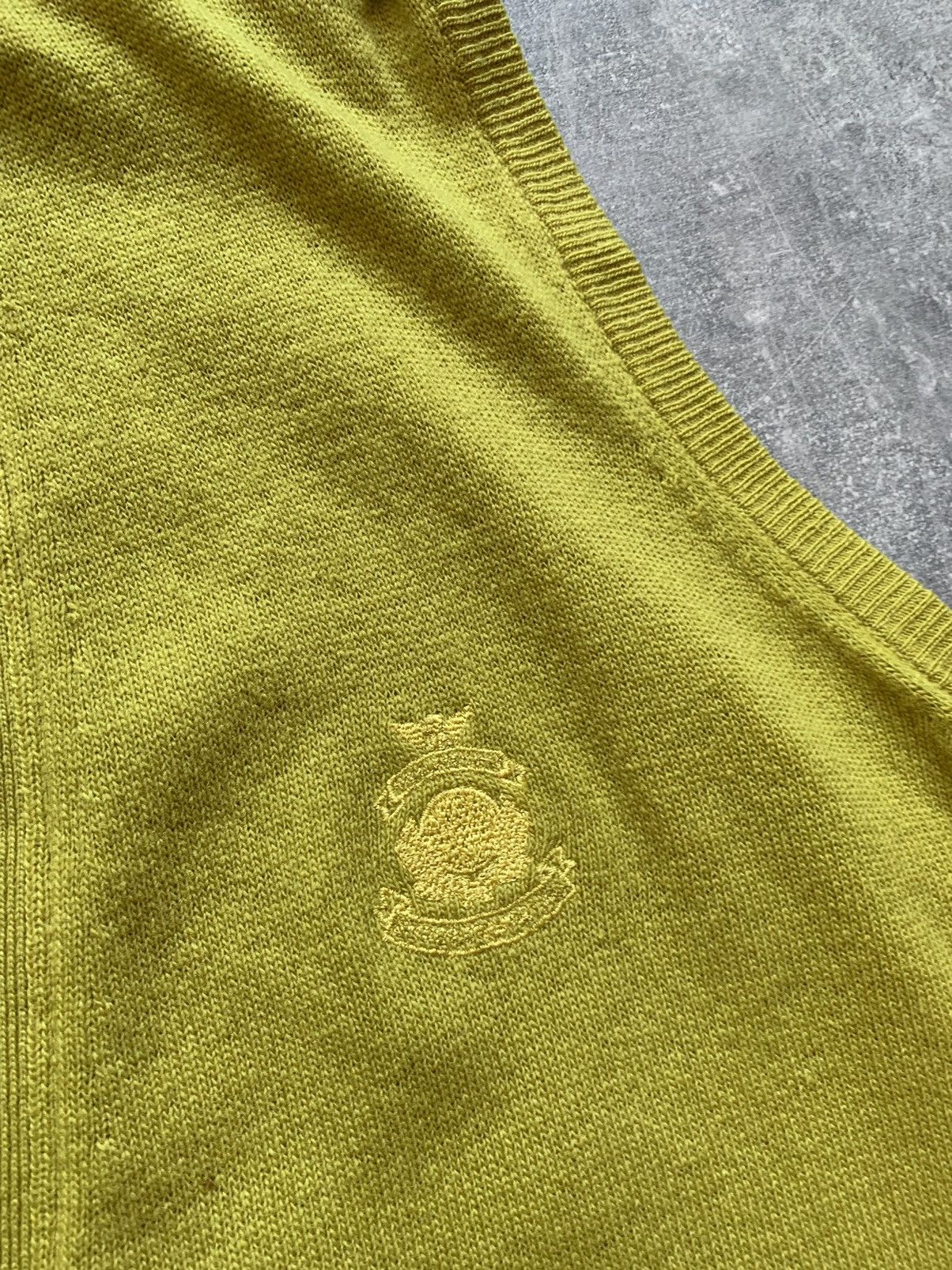 Emporio Armani × Vintage 80s rare emperio armani wool lime vest Size US XL / EU 56 / 4 - 11 Thumbnail