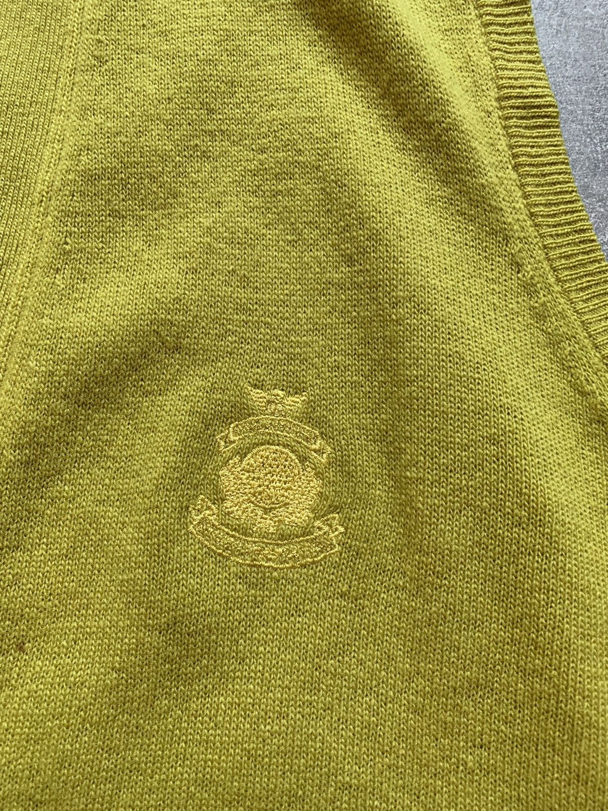 Emporio Armani × Vintage 80s rare emperio armani wool lime vest Size US XL / EU 56 / 4 - 5 Thumbnail