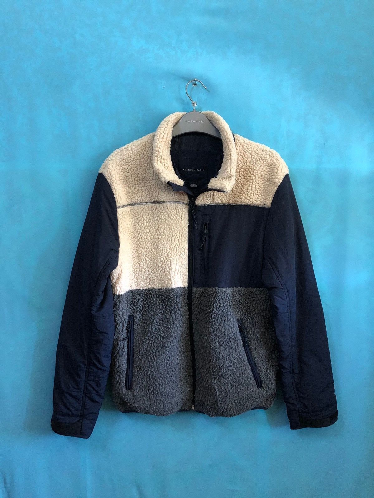 American Eagle Outfitters fleece tricolor outdoors #1746 Size US XS / EU 42 / 0 - 2 Thumbnail