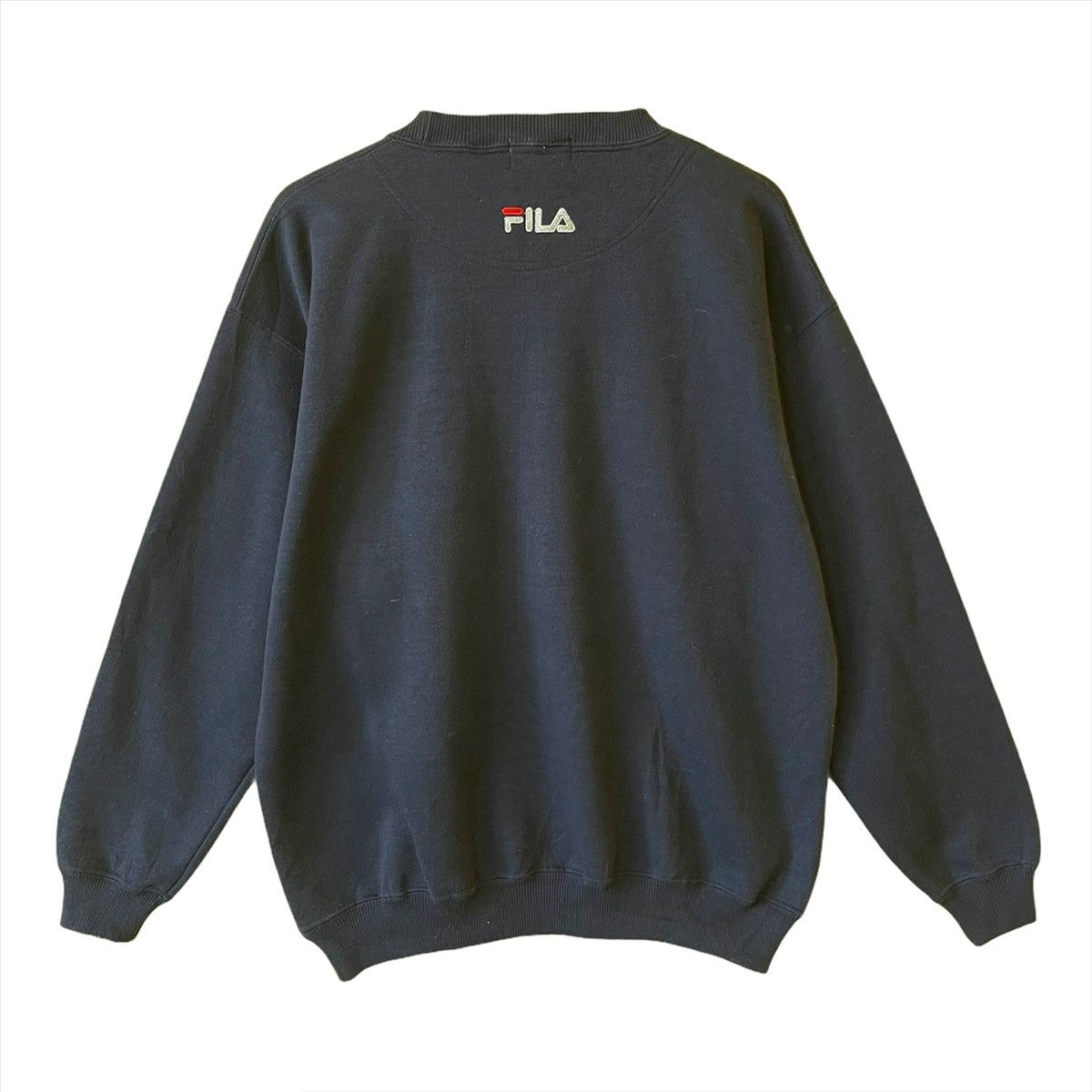 Fila Vintage Fila Big Logo Embroidered Crewneck Sweatshirt Size M Size US M / EU 48-50 / 2 - 6 Thumbnail