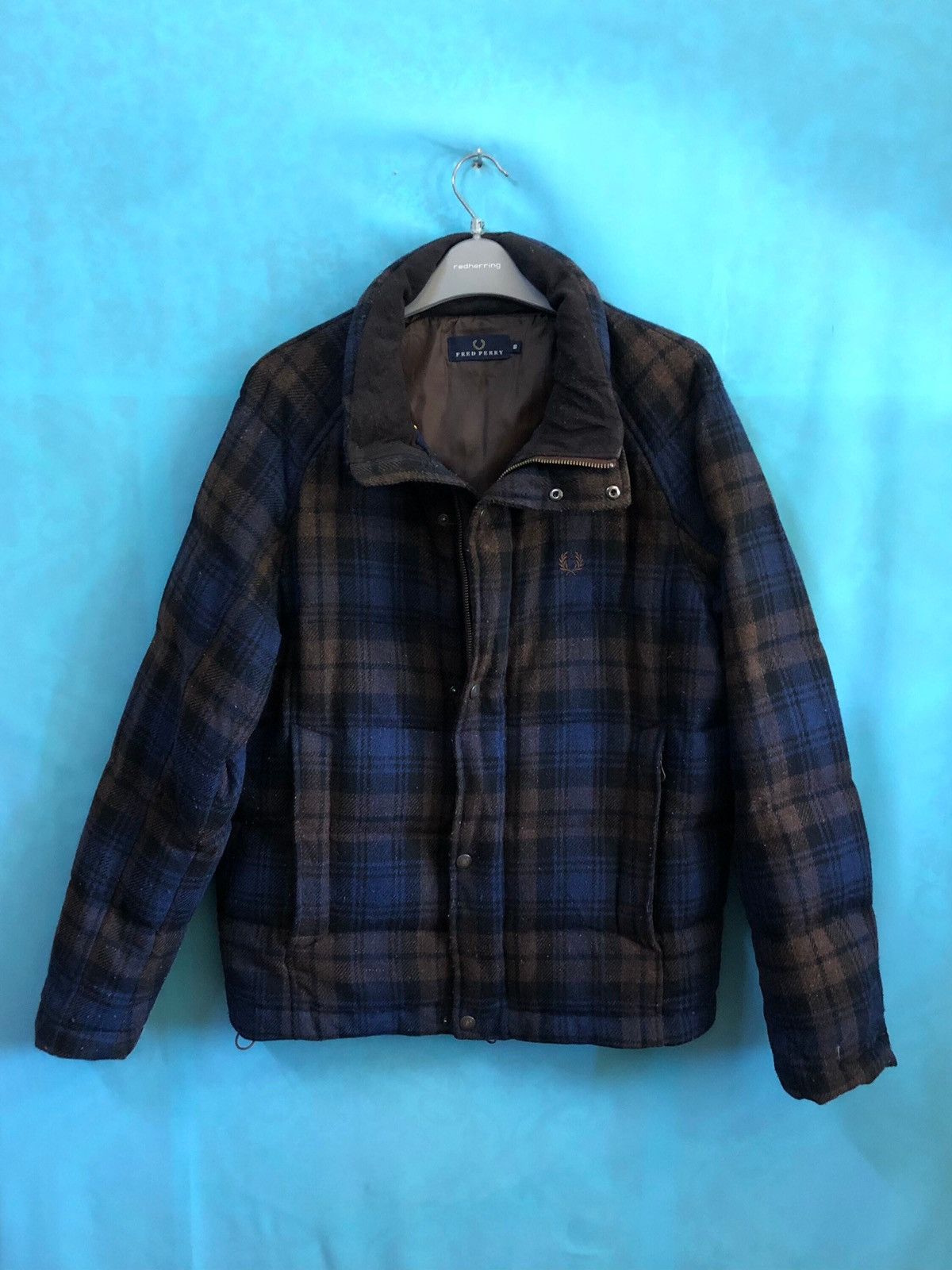 Fred Perry Y2K tartan puffer down jackets #1741 Size US S / EU 44-46 / 1 - 2 Thumbnail