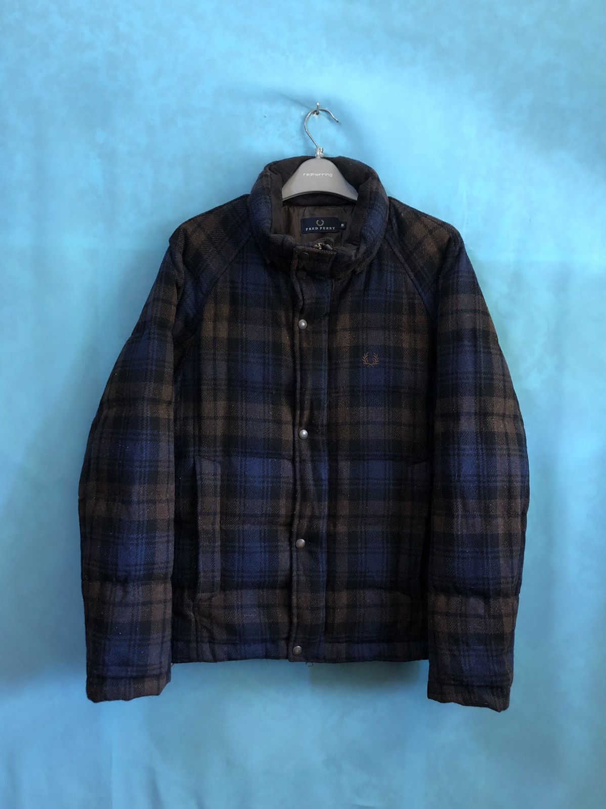 Fred Perry Y2K tartan puffer down jackets #1741 Size US S / EU 44-46 / 1 - 1 Thumbnail