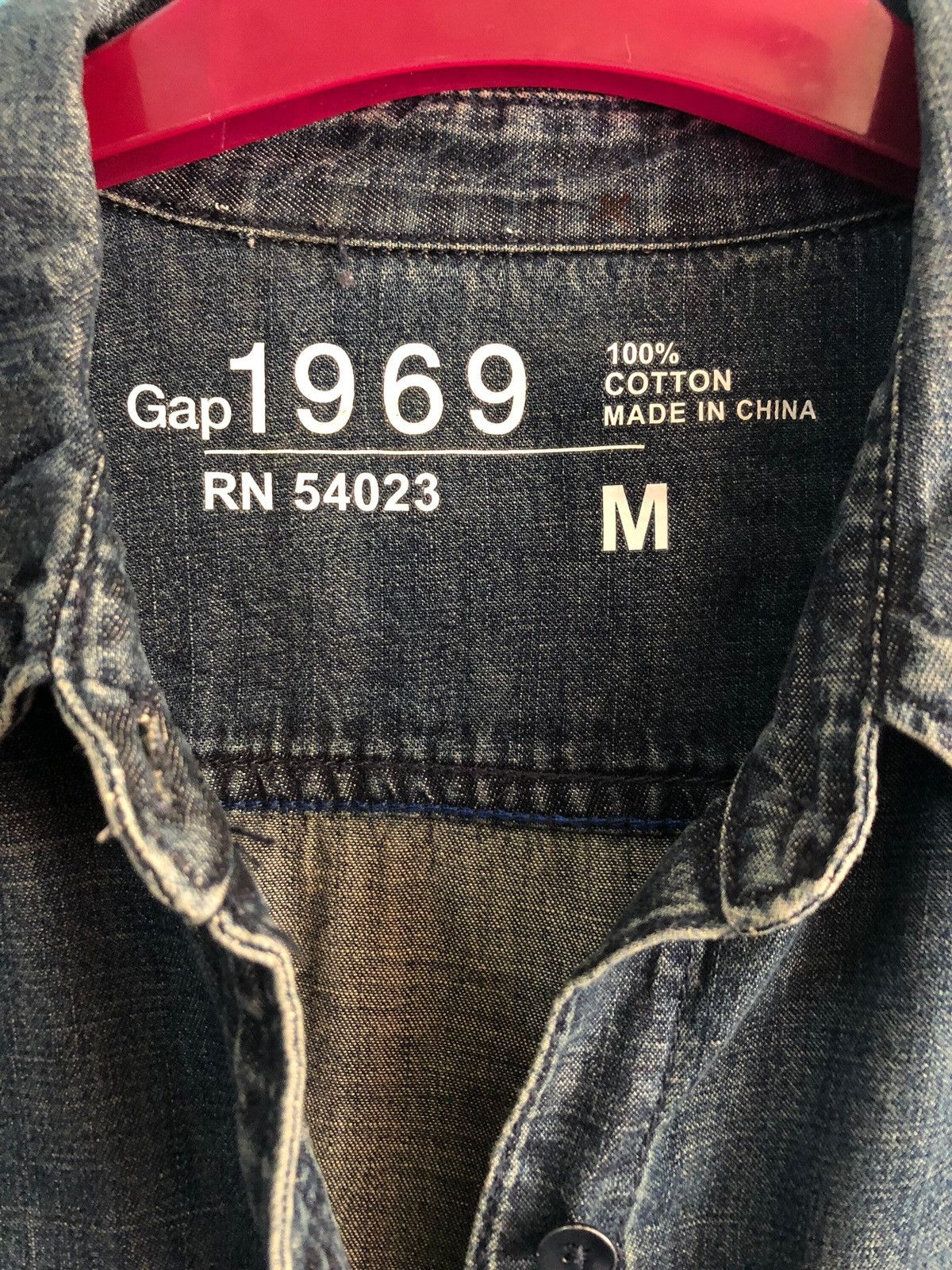 Gap 1969 stud denim #1324 Size US M / EU 48-50 / 2 - 6 Thumbnail
