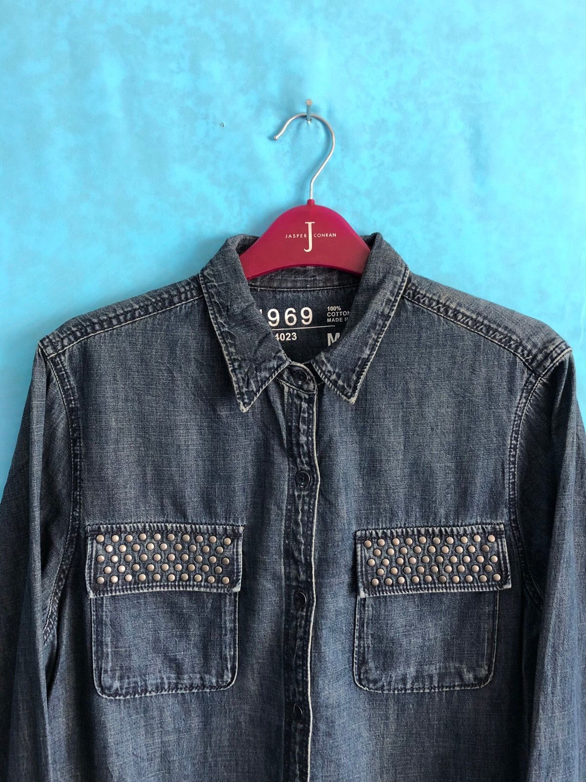 Gap 1969 stud denim #1324 Size US M / EU 48-50 / 2 - 3 Thumbnail