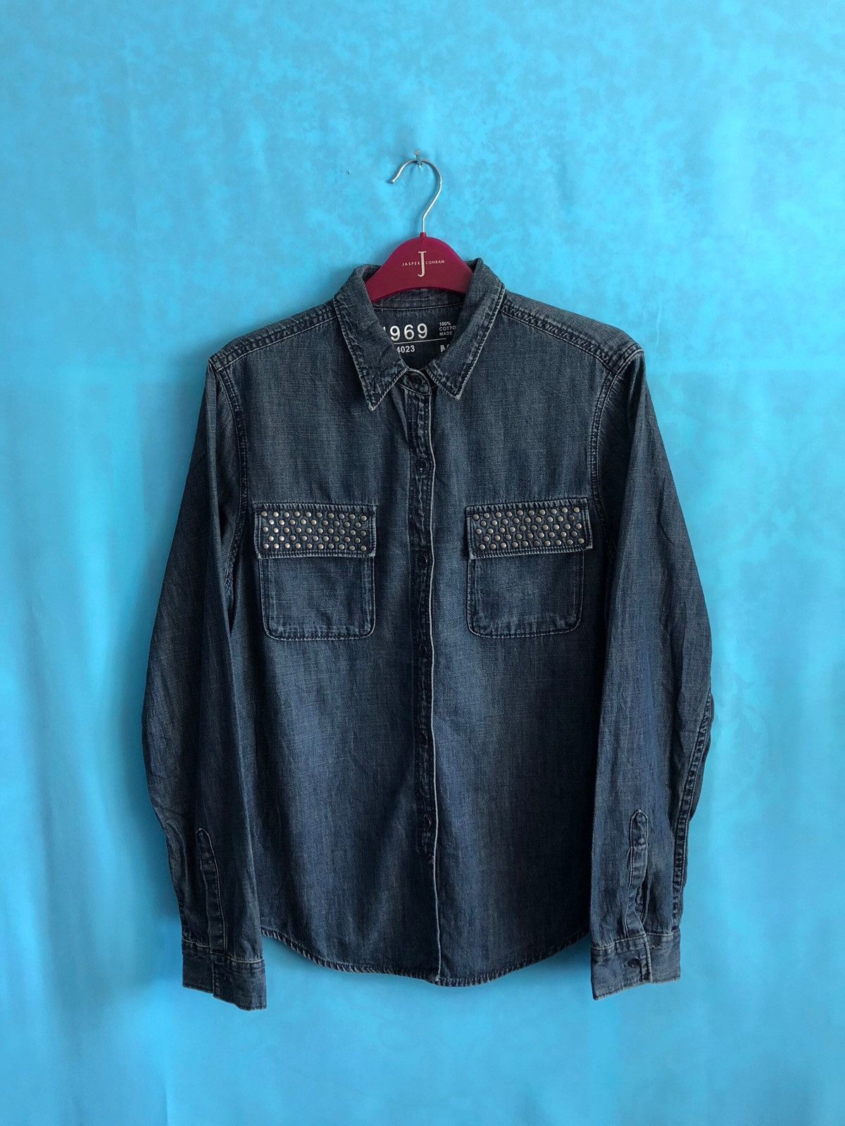 Gap 1969 stud denim #1324 Size US M / EU 48-50 / 2 - 1 Thumbnail