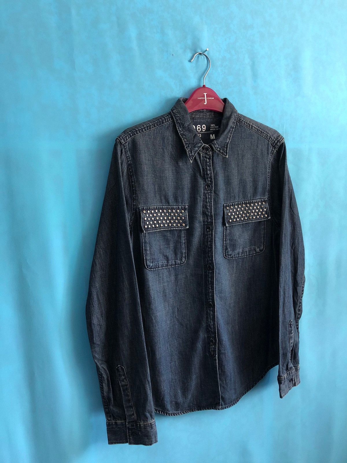 Gap 1969 stud denim #1324 Size US M / EU 48-50 / 2 - 2 Thumbnail
