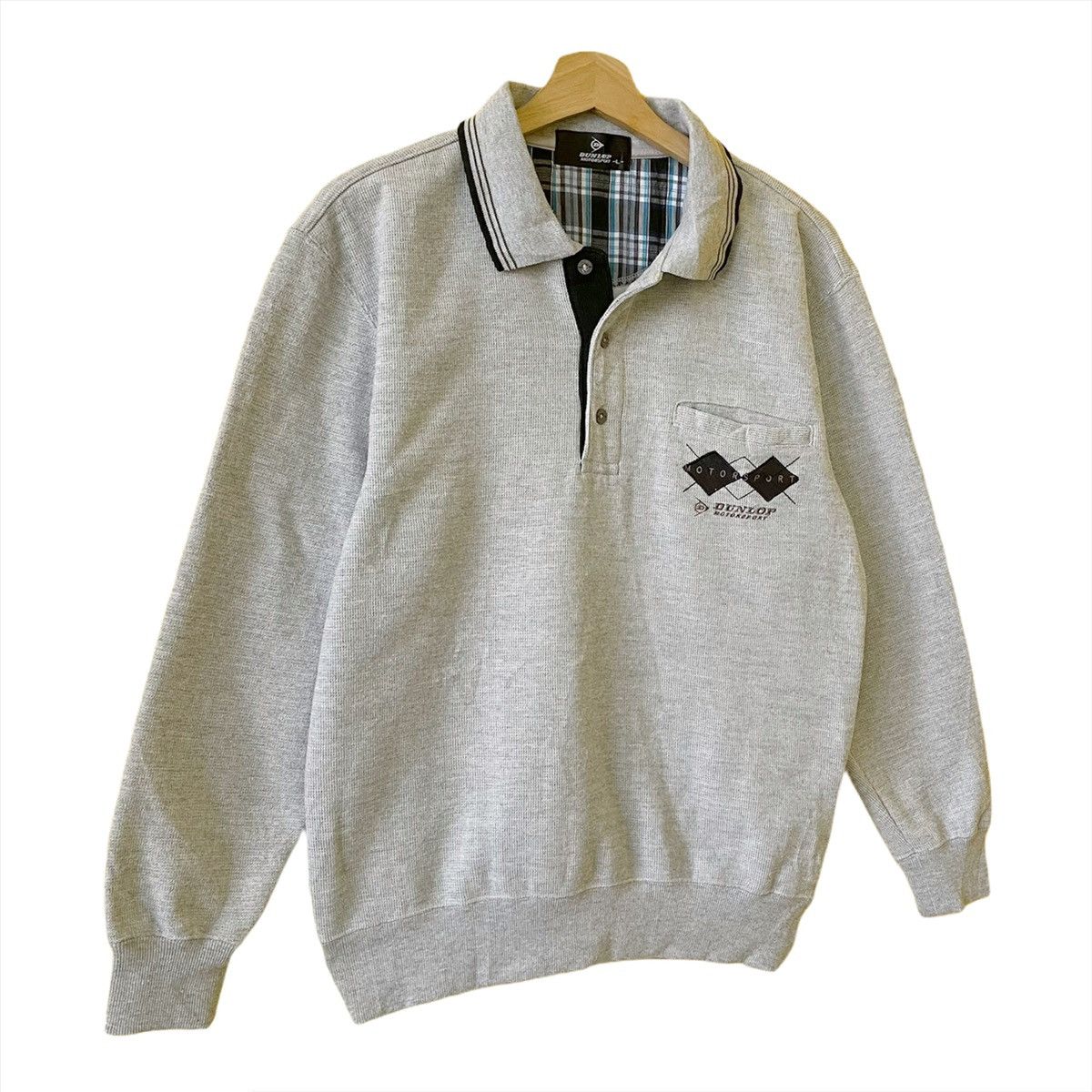 Dunlop Dunlop Embroidered Single Pocket Pullover Sweatshirt size M Size US M / EU 48-50 / 2 - 2 Thumbnail
