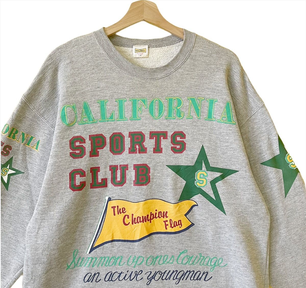 Vintage Vintage California Sports Club Crewneck Longsleeve Size M Size US M / EU 48-50 / 2 - 4 Thumbnail
